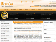 Tablet Screenshot of bhavyatechnologies.com